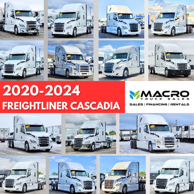 Welcome to Macro Truck Sales! 2020-2024 FREIGHTLINER CASCADIA **15+ UNITS** 320K KMS - 1M KMS DD15 D...