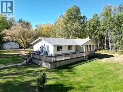 Welcome to an incredible residential acreage south of Athabasca. 69 acres of mostly treed land offer...