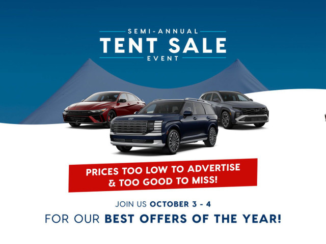 2025 Hyundai Elantra N Line Ultimate Tent Sale! - October 3 & 4  in Cars & Trucks in Winnipeg - Image 2