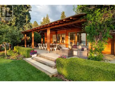 Located in coveted Skaha Estates, this French inspired contemporary estate sits on a private 0.56 ac...