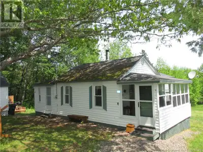 Insulated cottage on a foundation plus 4 acres to the St. John River is a must see. Potential to bui...