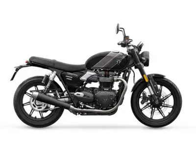 Argyll Motorsports 2025 Triumph Speed Twin 900 Phantom Black/Aurum Gold The Speed Twin 900 combines...