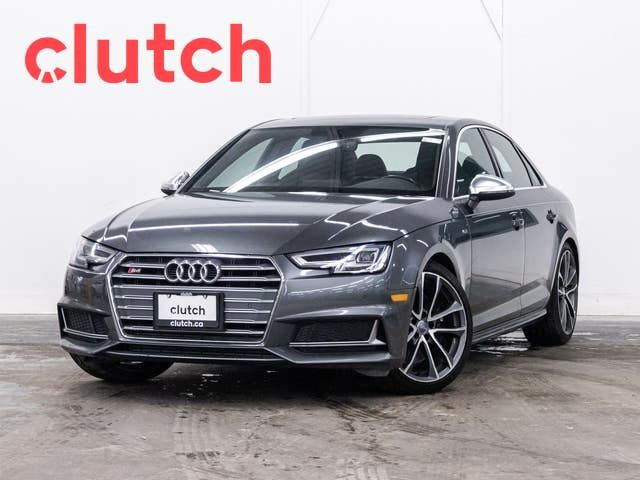 2018 Audi S4 Progressiv quattro AWD w/ Apple CarPlay & Android A in Cars & Trucks in City of Toronto