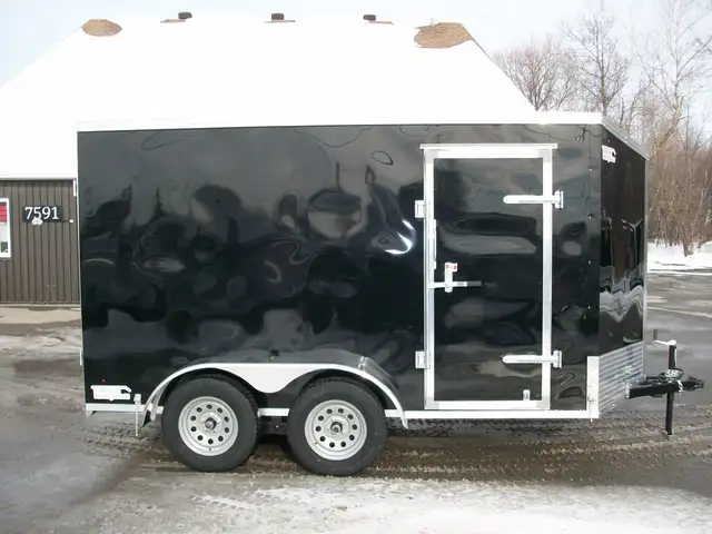 2025 Weberlane 6' X 12' V-NOSE 2 ESSIEUX rampe contracteur vtt m in Cargo & Utility Trailers in Laval / North Shore - Image 5