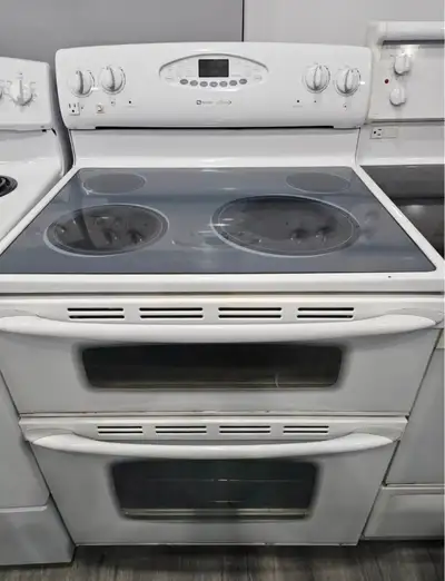 Maytag 30" White Electric Ceramic Top Stove Double Oven Range, View more