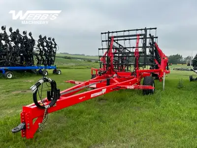 "NEW" 2023 RITE WAY 8255 HEAVY HARROW 55', 9/16 x 28 Carbide Tips, 5 Bar, 18" Spacing, Auto-Fold, Cl...