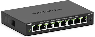 NETGEAR 8-Port Gigabit Ethernet Plus Switch, View more