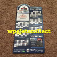 WINNIPEG JETS - Magnetic Schedule - 2018-2019. New Condition.