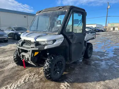 The 2019 Can-Am Defender HD10 Enclosed is the perfect combination of rugged durability and comfort,...
