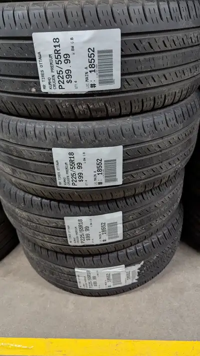SET OF 4X KUMHO CRUGEN PREMIUM TAG # 18552 Size: 225/55R18 225/55R18 Excellent condition Pressure te...