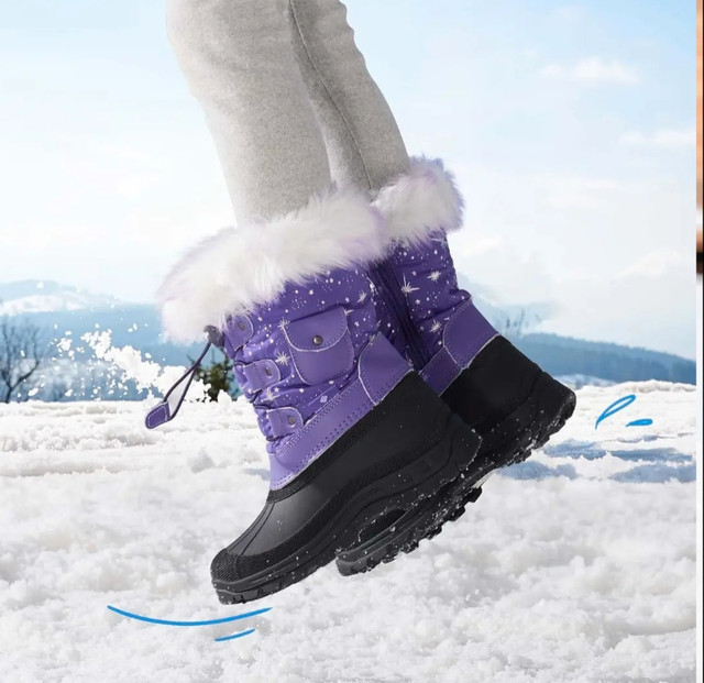 DREAM PAIRS Boys Girls Insulated Waterproof Snow Boots in Other in Gatineau - Image 3