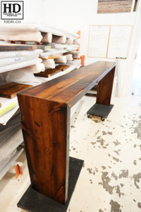 Ontario Barnwood Console Tables / www.table.ca