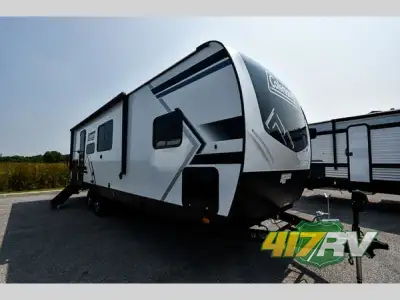 Keystone Coleman Legacy travel trailer 2600RB highlights: Full Rear Bath 50in.in. TV 18' Power Awnin...