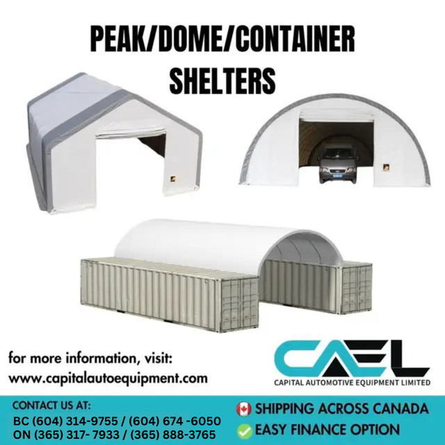 Single / Double Truss Frame/ Container Shelters with PVC Fabric in Other Parts & Accessories in Richmond