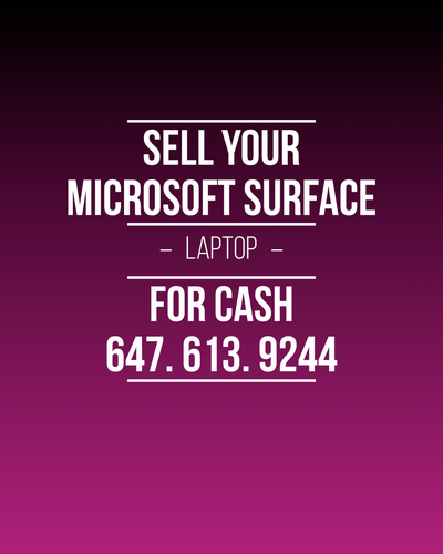 Buying all models of Microsoft Surface for cash, View more