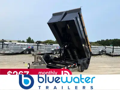 SALE!! REGULAR $13,715 NOW ONLY $12,825!! Bluewater Southland Trailers Tandem Axle Highside Dump Tra...