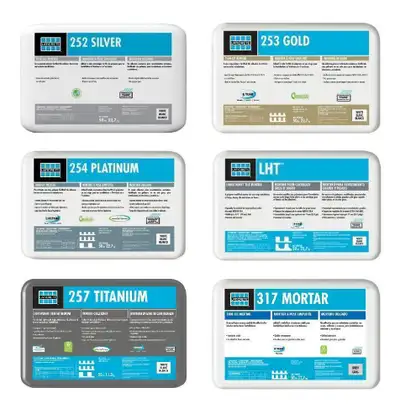 Laticrete Thin-Set Mortar: 252 Silver,  253 Gold, 254 and More, View more