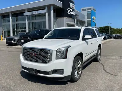 2016 GMC YUKON DENALI | AS-TRADED, ACCIDENT-FREE, 317K KM, WHITE EXTERIOR, BEIGE LEATHER INTERIOR, 4...