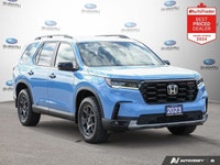 New Price! Odometer is 7267 kilometers below market average! Diffused Sky Pearl 2023 Honda Pilot Tra... (image 6)
