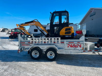 **SPRING  SPECIAL** Wolf WE 18 Mini Excavator DUMP Trailer