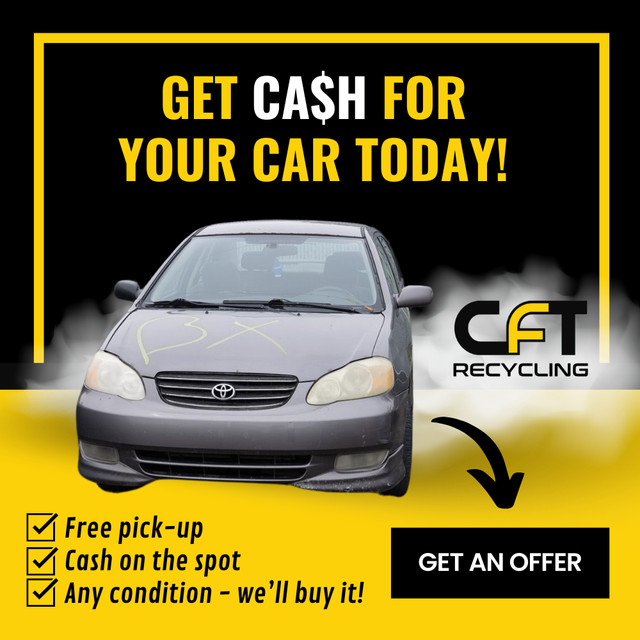 Need to scrap a car? Get $$$ for your junk vehicle today! in Auto Body Parts in Ottawa - Image 2