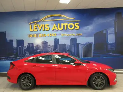 HONDA CIVIC 2020 EX AUTOMATIQUE TOUT ÉQUIPÉ / INTÉRIEUR EN TISSU CHAUFFANT / BLUETOOTH / CAMÉRA DE R...