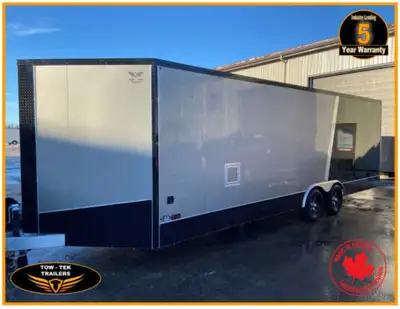 2026 Tow Tek 7x25 Drive-In/Out Snowmobile & Cargo – Tuxedo Blackout Pkg Description: Looking for the...