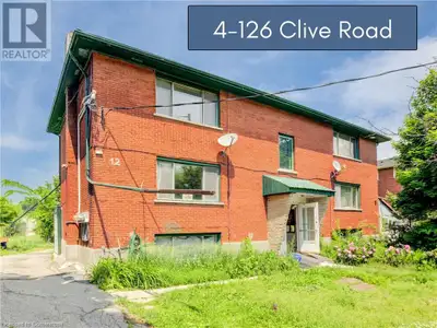 126 CLIVE Street Unit# 4 Kitchener, Ontario