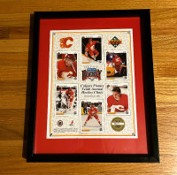1991 Calgary Flames Framed Upper Deck Limited Edition #09972