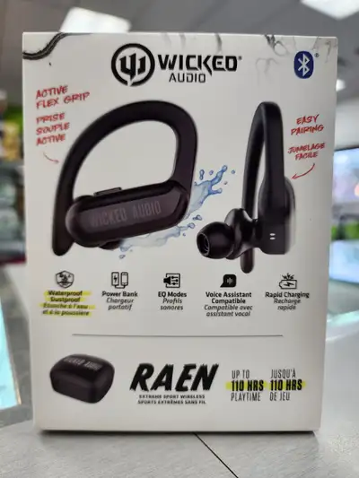 Wicked Audio Raen Wireless Headphones - BRAND NEW, View more