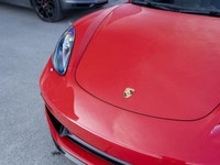 Look At The Option List On This Beautiful Guards Red 718 Cayman S. Available Now At Porsche Centre L... (image 7)