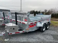 N&N 6X12 Galvanized Dump Trailer