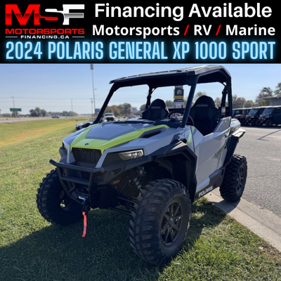 Welcome to Motorsports Financing - Kelowna! 2024 Polaris General Xp 1000 Sport