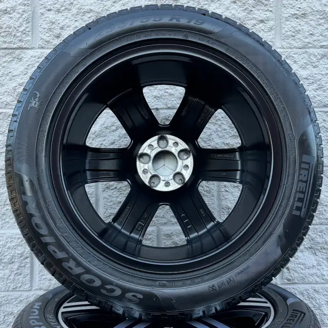 (80%) 4x MB GLC 43 AMG 19" OEM RunFlat Winter Wheels Package in Tires & Rims in City of Toronto - Image 6