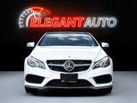 2017 Mercedes Benz E-400 Cabriolet AMG Sport White Exterior on Dark Brown Interior comes with Naviga... (image 2)