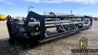 AGCO MASSEY FERGUSON 5100 Series 22 Ft Draper Swather Combine Header 22 Ft width U2 pickup reel Trip...
