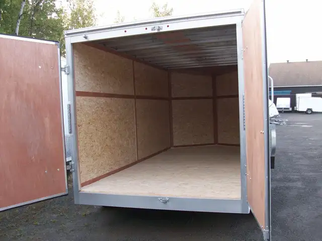 2025 Weberlane ALUMINIUM 7' X 14' V-NOSE 2 ESSIEUX GLISSIERE CON in Cargo & Utility Trailers in Laval / North Shore - Image 9