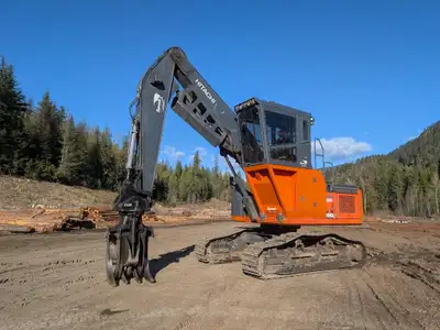 2019 HITACHI ZX260F-LL-6N LOG LOADER - CWS HE250-PWR-4-27-8.0-PTL Power Log Grapple s/n WOOOO11682,...