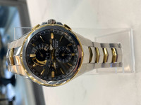 Seiko Coutura Solar Perpetual Chronograph Watch - Two Tone