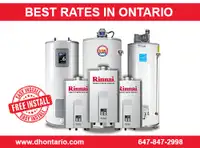 Water Heaters Lease To Own - Best Rates - FREE Installation