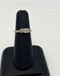 18KT Yellow Gold Diamond Engagement Ring w Appraisal $1,485