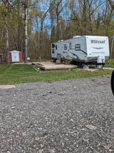 Enjoy with your family & friends at your own little cottage. $9000 for installed trailer + $3000 sit...