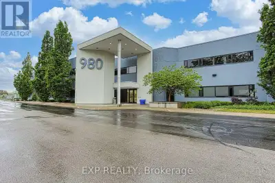 Introducing a sleek and contemporary office space poised at 980 Fraser Drive suite 105, Burlington....