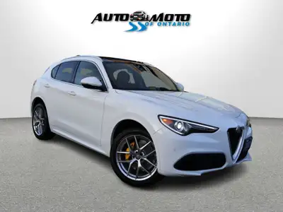 SAFETY INCLUDED ACCIDENT FREE LOCAL ONTARIO CAR ONE OWNER Very Clean Alfa Romeo Stelvio AWD 2.0L Wit...