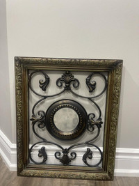 Metal Iron Mirror Frame with Antique Look