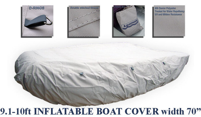 High Quality, Waterproof Inflatable Boat Cover 10 Ft. - 14 Ft in Boat Parts, Trailers & Accessories in St. Albert