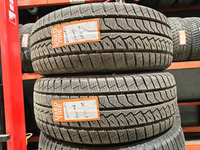 A pair of good used P205/60R16 Farroad FRD79 Winter install and balance $200 Loose purchase $80 each...