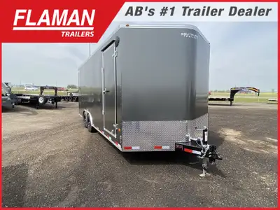 2026 ROYAL 8.5'X20' + 2' V-NOSE ENCLOSED CARGO TRAILER Color: Charcoal (2) 5200lb Lippert Spring Axl...