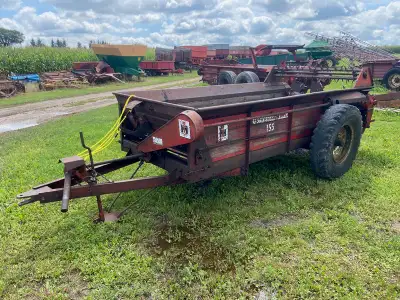Welcome to Stoneage Equipment International Harvester 155 double beater manure spreader. Do not hesi...