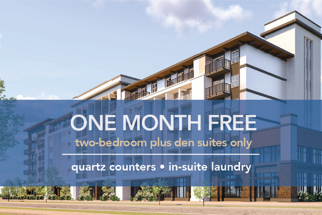 The Allure - 2 Bed Den Apartment for Rent in Long Term Rentals in Winnipeg